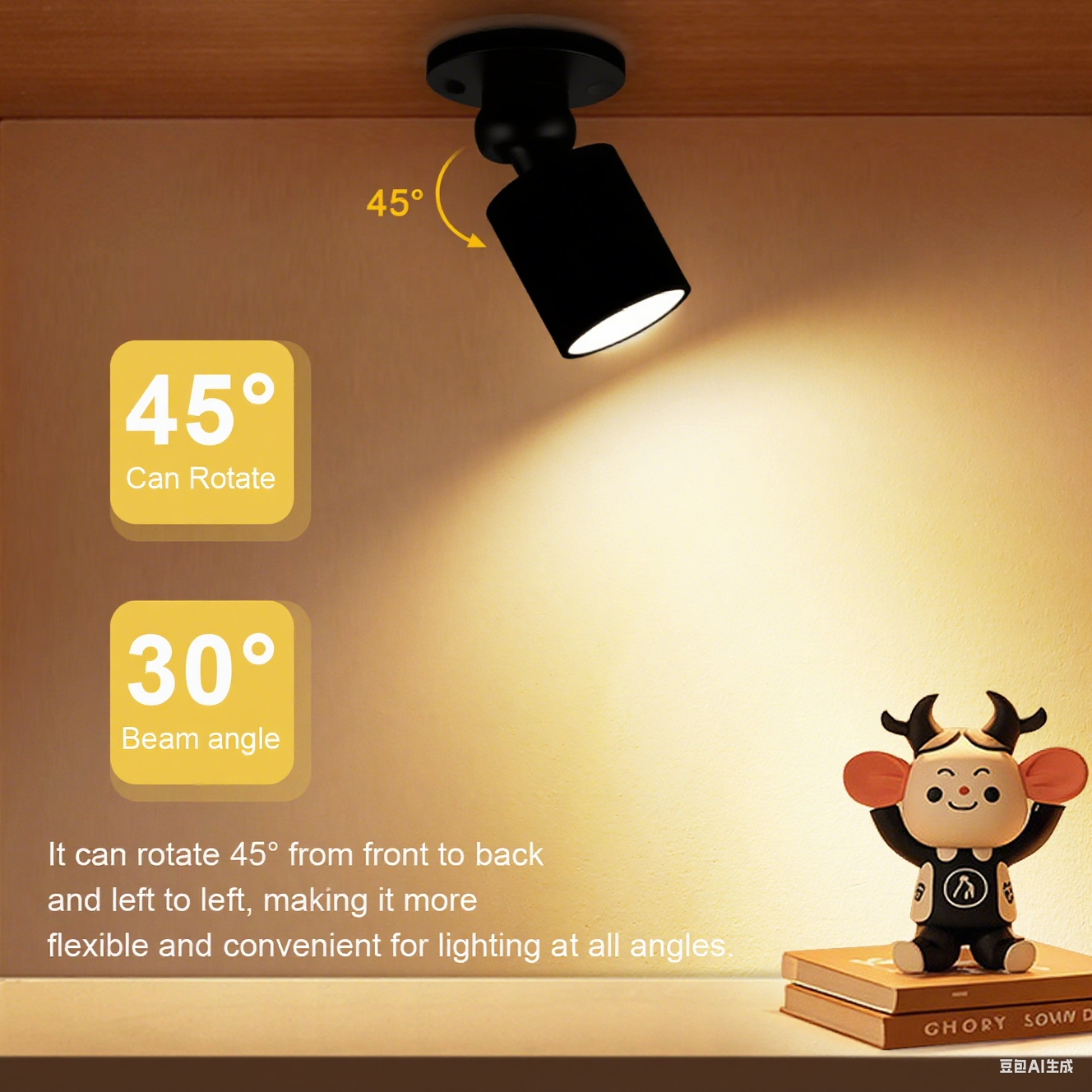 1 to stk. 10 stk. led-lys 12v stk. downlight i aluminiumsmateriale med svart skall, dupont-grensesnitt, innendørs takdekorasjonsspotlight ,2 stk. installasjonsmetode