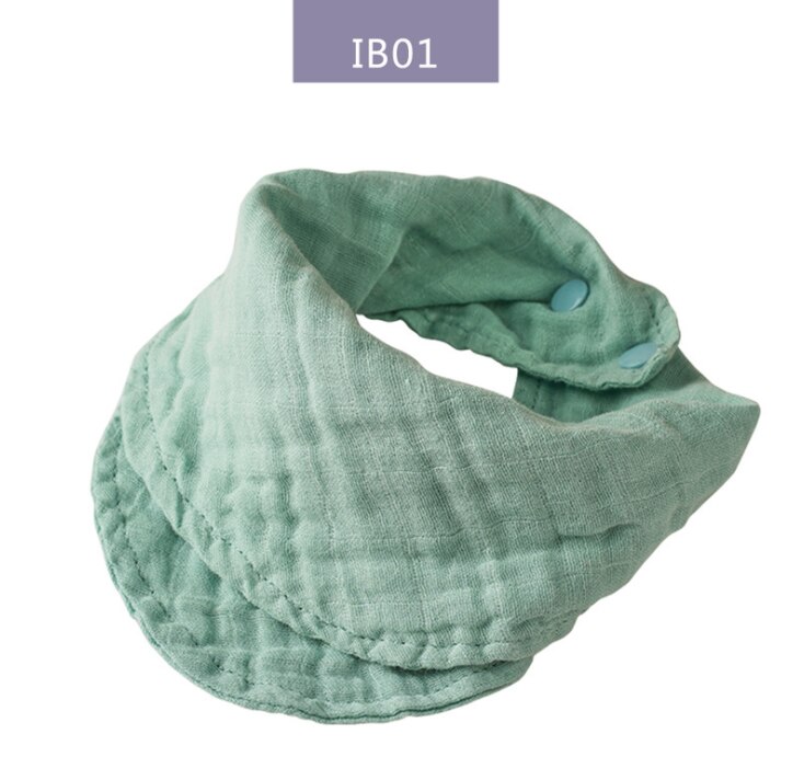 Baby Katoen Mousseline Baby Bib Set Sjaal Bib Spuugdoekjes Handdoek Bandana Bib Set: 1