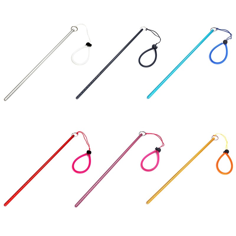1pc Scuba Colorful Diving Aluminium Alloy Lobster Stick Rod With Rubber Lanyard Strap Underwater Probe