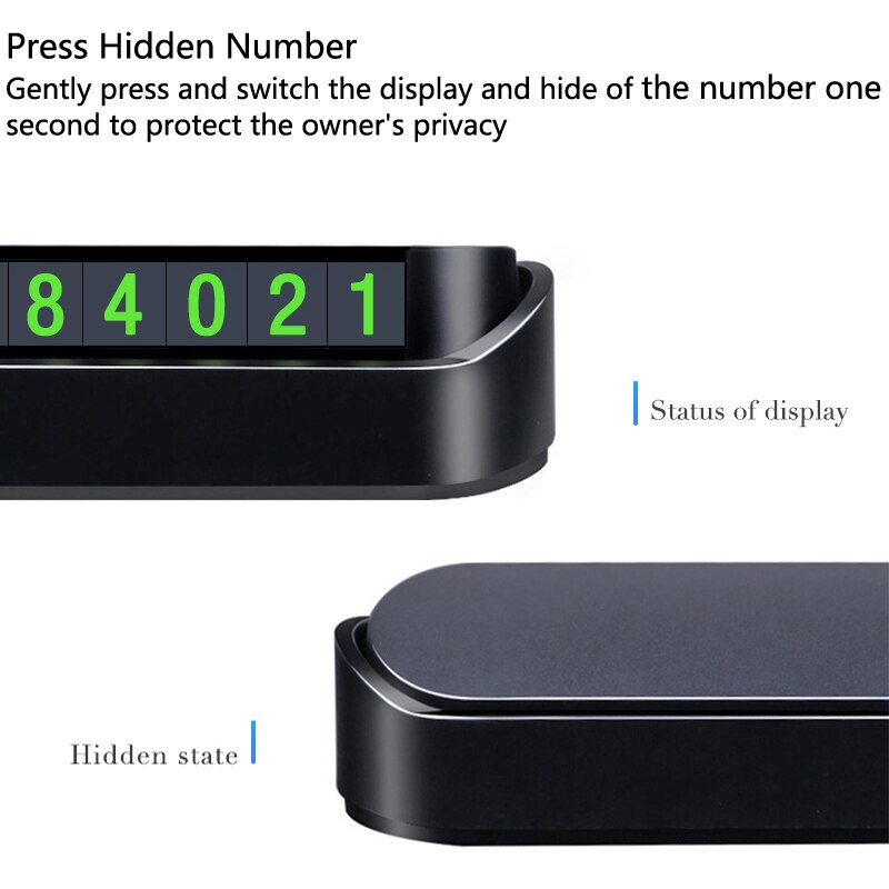 Auto Tijdelijke Parkeerkaart Telefoon Nummer Kaart Plaat Auto-styling Auto Accessoires Telefoonnummer Card Auto Stickers