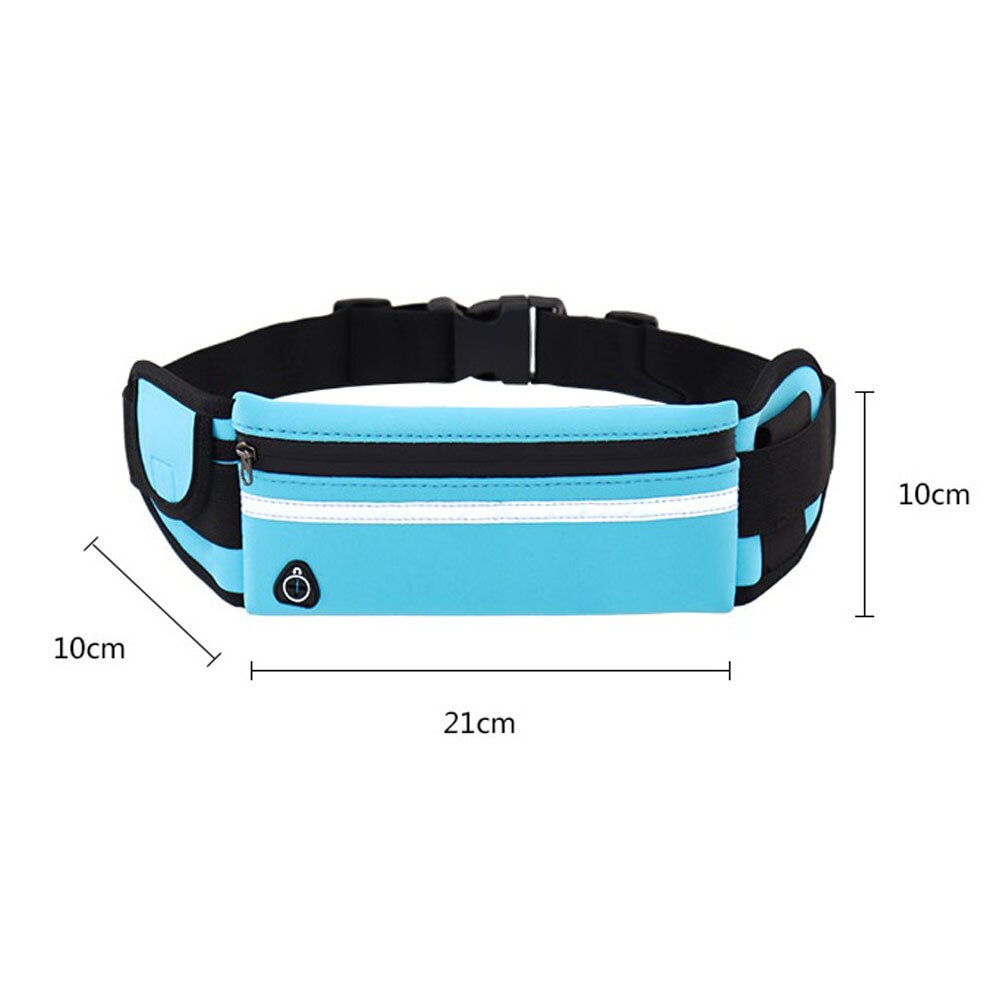 Mini sac banane de poche de sport multifonctionnel de voyage pour hommes et femmes, Portable et pratique, USB, sac de ceinture étanche pour téléphone