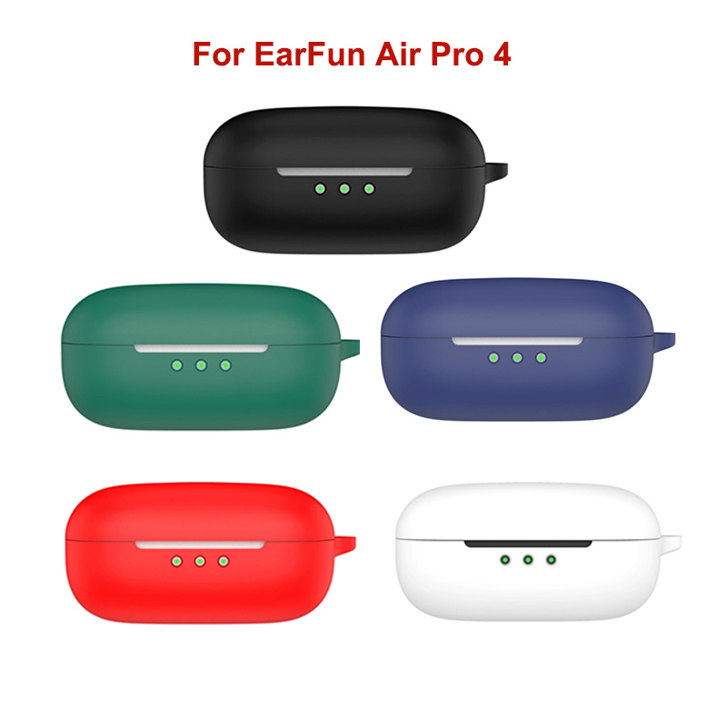 Voor Earfun Air Pro 4 Oortelefoon Cover Draadloze Oordopjes Siliconen Shell Behuizing Flexibele Case Waterdichte Huid Beschermer Case
