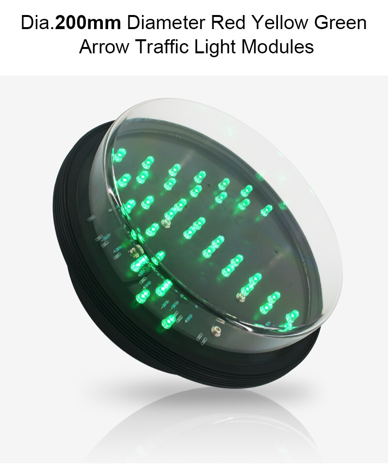 8 Inch Rood Geel Groene Pijl Led Verkeerslicht Core