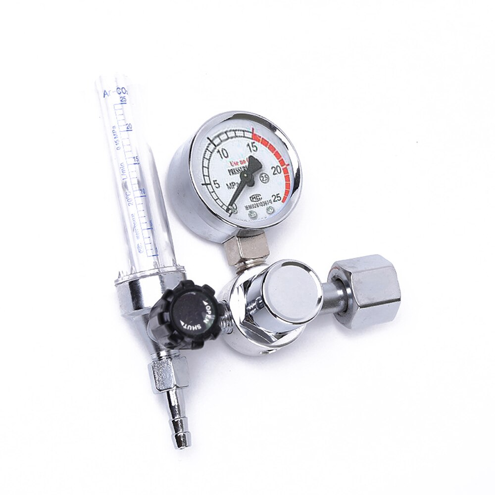 Argon Regulator CO2 Mig Tig Flow-Meter Gas-Regulators Flowmeter Lassen Weld Gauge Drukregelaar 0-25Mpa Argon Regulator