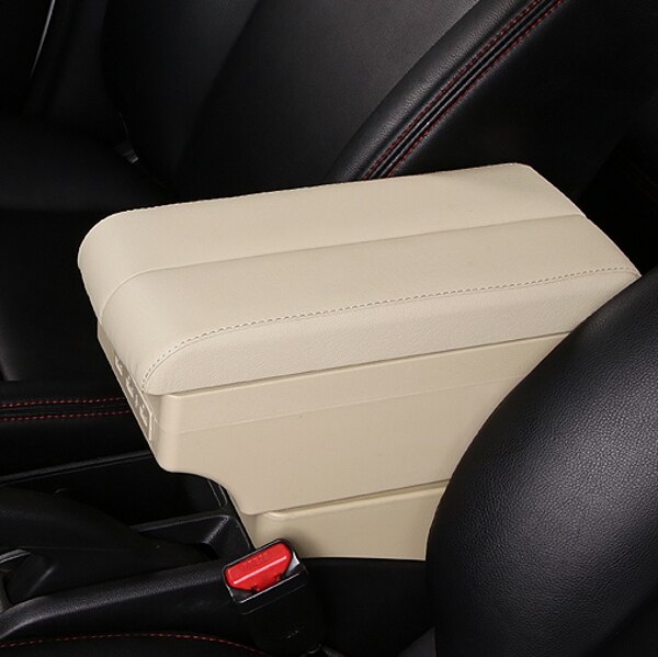 Voor Hyundai I30 Armsteun Doos Centrale Winkel Inhoud Opslag Armsteun Doos Met Usb: A-Beige