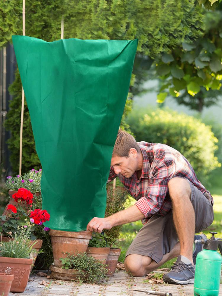 Bolsa de protección de invierno para plantas de 2x2,4 M, cubierta duradera para escarcha de árbol, protege las plantas del aire frío, nieve, Material Degradable