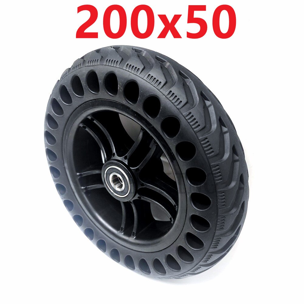 200x50 Solid Tyre with Plastic Rim 200*50 Honeycomb Solid Wheel for Electric Scooter Parts