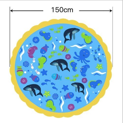Cospargere E spruzzata Zerbino Acqua Gioco Giocattolo per I Bambini più Piccoli A Spruzzo tutto'aperto pad Acqua Gonfiabile per Bambini Piscina per Bambini proprietà pad divertimento Spiaggia