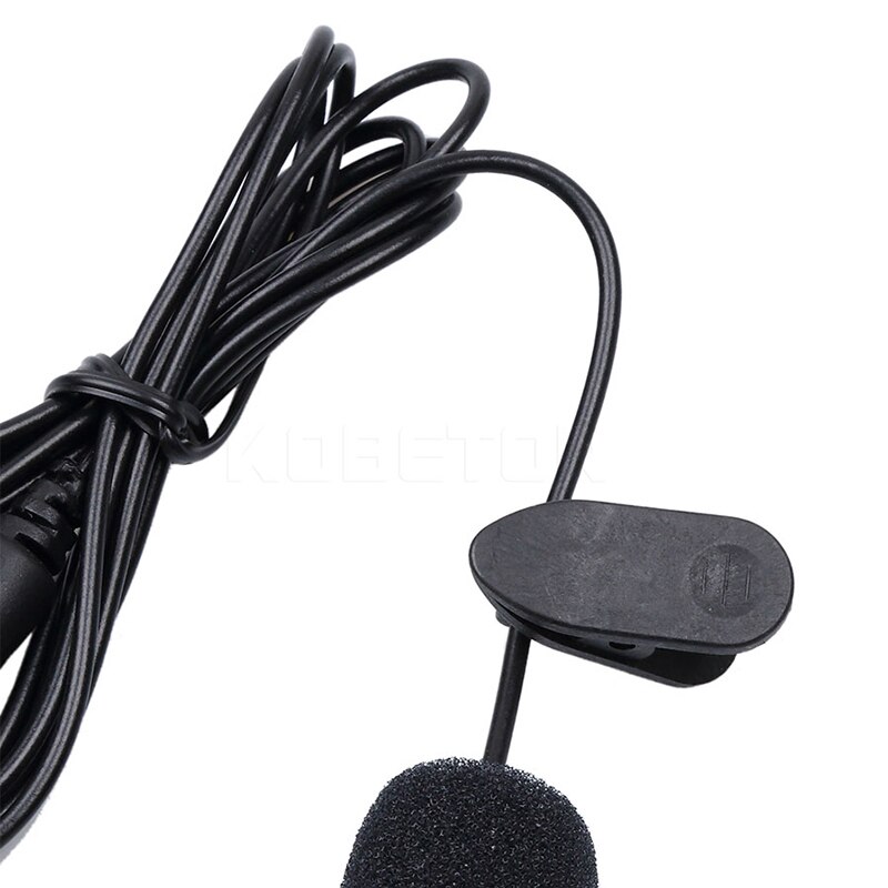 Universal 1.5M 3.5mm Mini Headset Microphone Lapel Lavalier Clip Microphone for Lecture Teaching Conference Guide Studio Mic