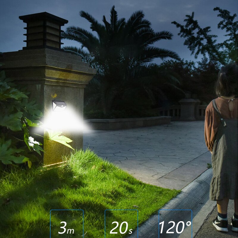 212LED Solar Wandlamp Aangedreven Zonlicht Waterdichte Pir Motion Sensor Outdoor Emergency Lamp Voor Veranda Street Path Verlichting