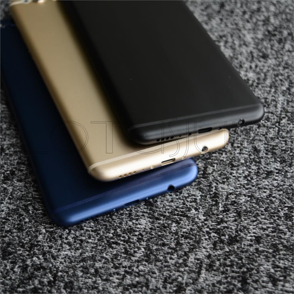 Tylna tylna pokrywa baterii obudowa panelu przedniego obudowa z przyciskiem głośności dla Huawei Honor 7X