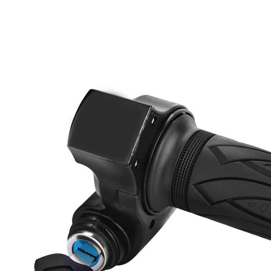 1 Paar E-Bike Twist Gasklep Gaspedaal Waterdichte Led Display Stuur Gashendel Elektrische Fiets Scooter Accessoire