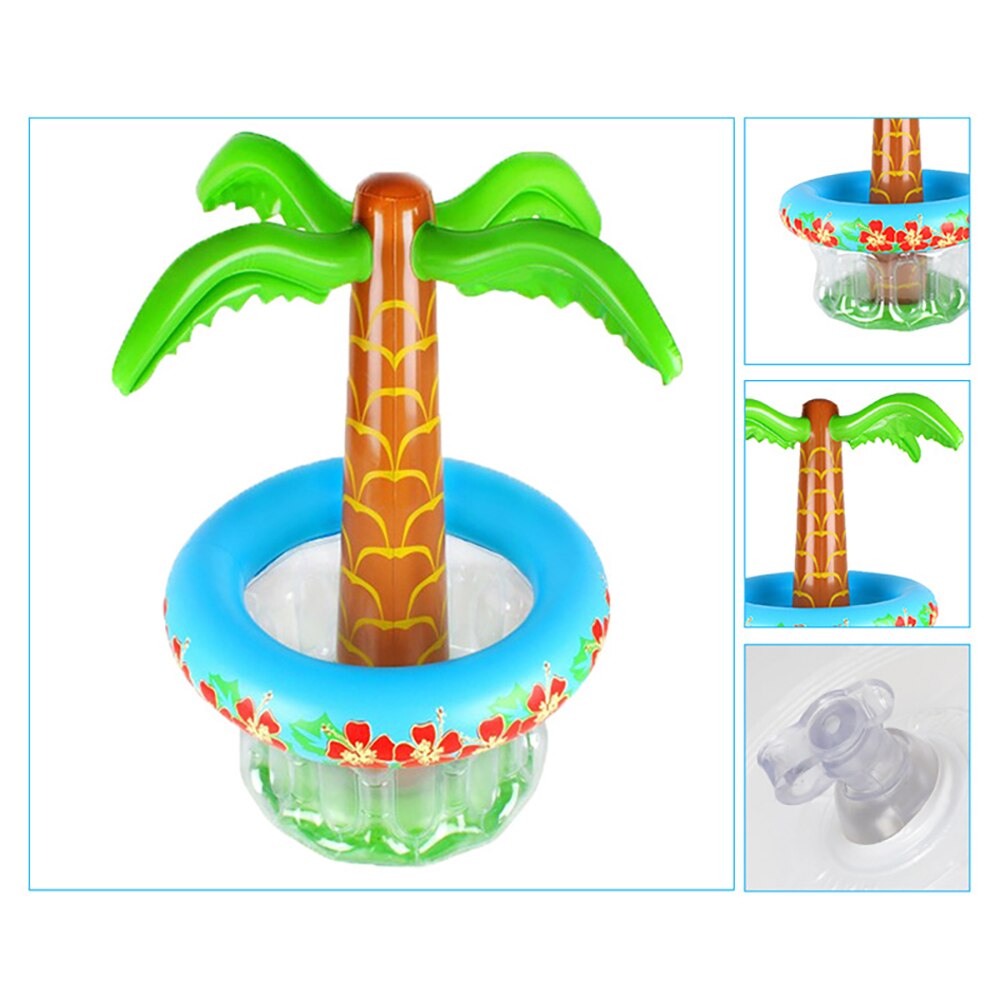 Inflatable Ice Bucket Pool Party Iced Beverage Bucket Small Coconut Tree Cactus Ice Buckets For Swimming Pool