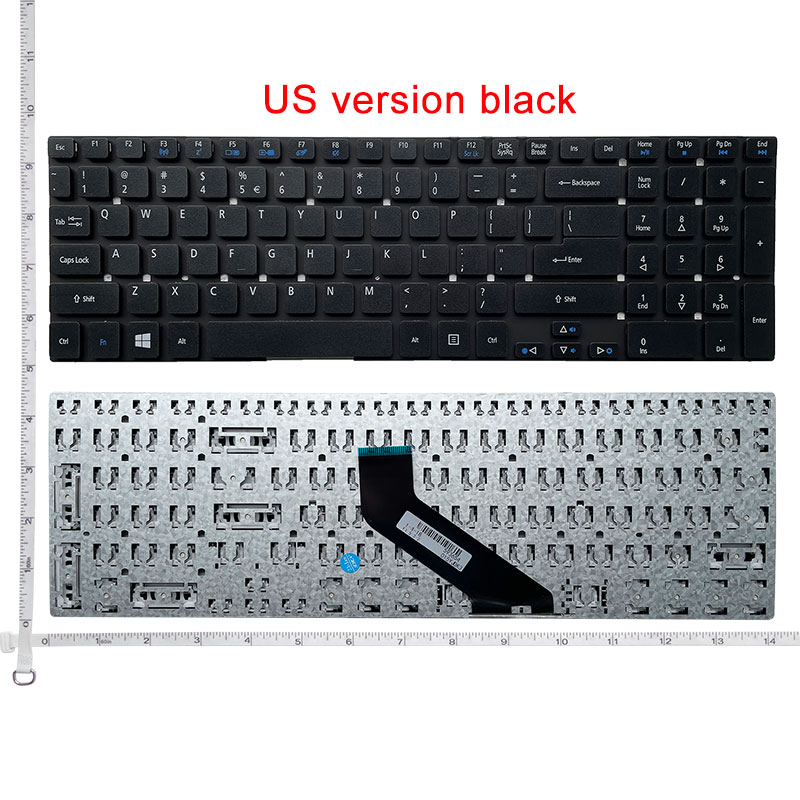 US/UK/RU/SP/FR teclado de ordenador portátil para ACER V5WE2 V5WC2 Q5WV8 Q5WV1 Z5WAH Z5WE3 TMP455 MS2394 CN7-791G 2508-C8UL: Blanco