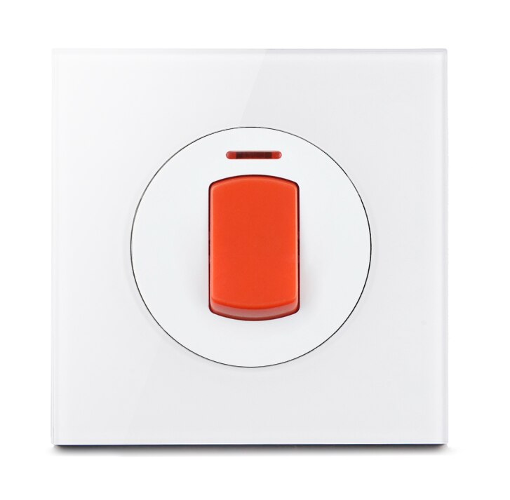 Atlectric 1 2 3 4 gäng 1 2 -vägs hem strömlampa strömbrytare på/av-knapp strömbrytare lampa ljus usb eu fr frankrike uttag glaspanel: 20a- omkopplare