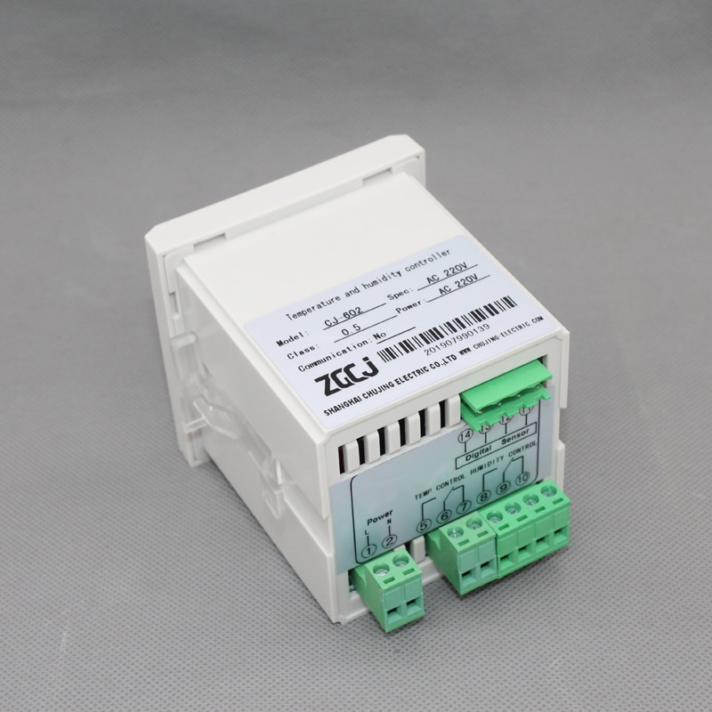 0.0~99.9%RH, -40~120 Celsius Intelligent digital temperature and humidity controller with sensor thermostat and Hygrometer