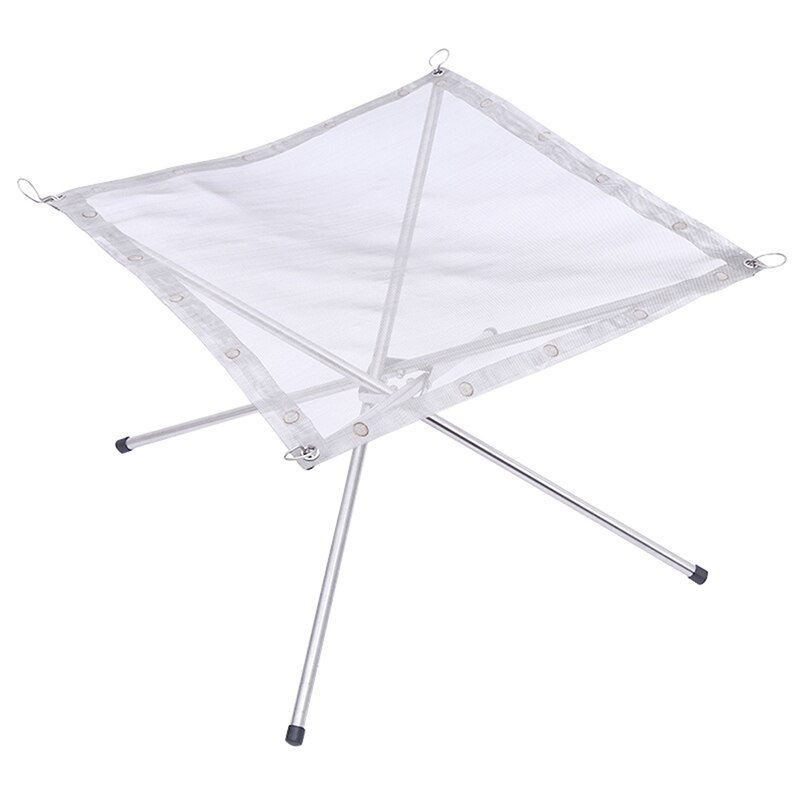 Folding Campfire Rack Outdoor Camping Incinerator Barbecue Burning Fire Folding Wood Stove