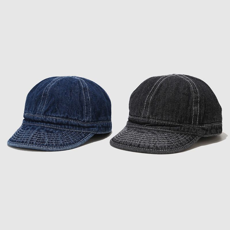 Vintage denim baseballpet heren snapback bone verstelbare zachte rand dames baseballpet snapback pet zwarte kleur