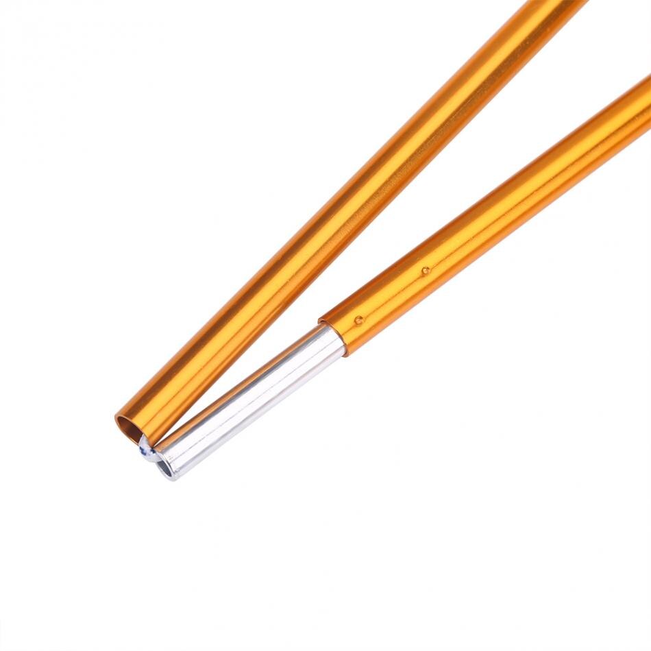 2 x 12 sektioner teltstænger 4.42m vandrecamping teltstænger 8.5mm diam teltstang reservedele med opbevaringstaske telttilbehør