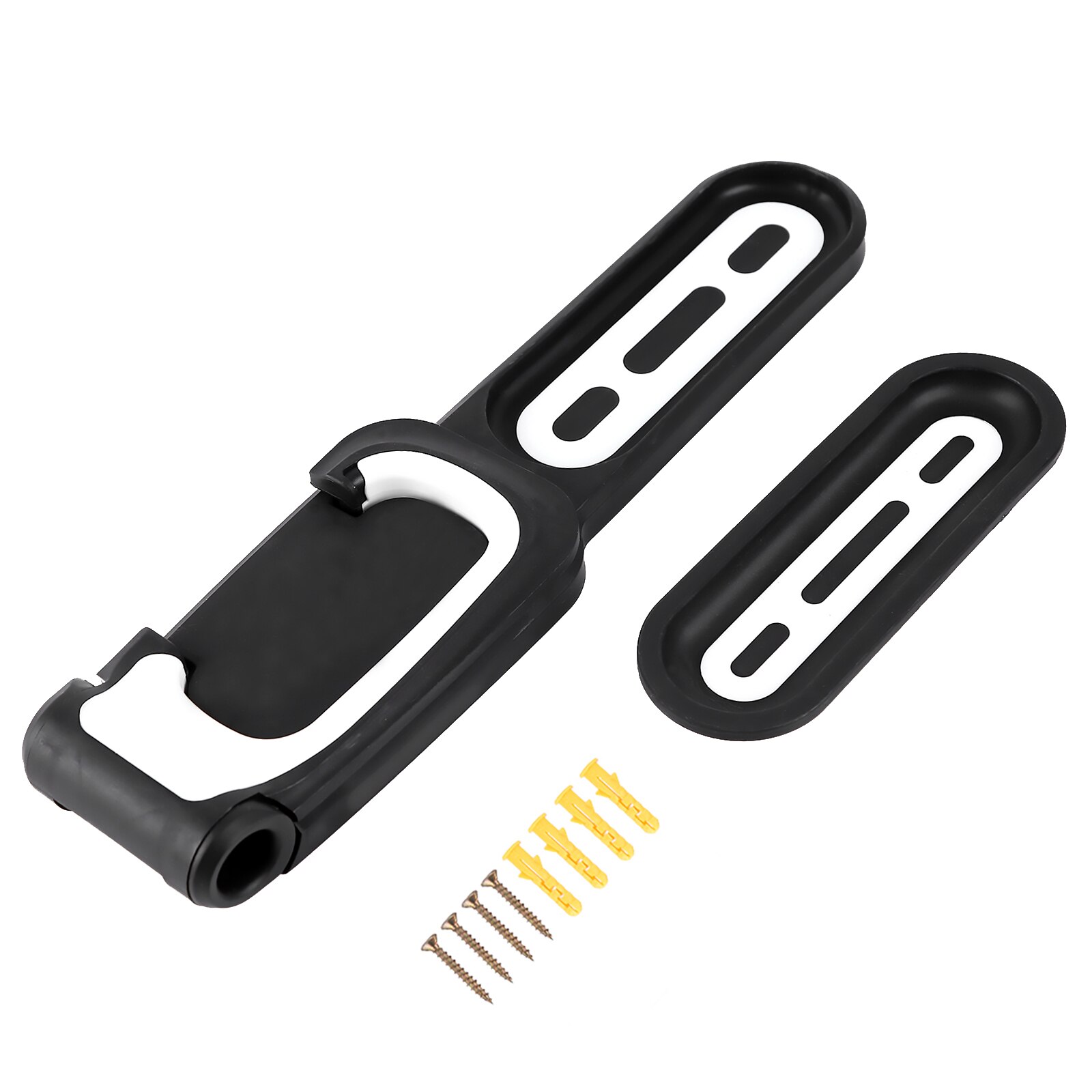 Bicycle Wall Mount Rack Mtb Road Bike Storage Fixed Hanging Hook Bike Support Stand Bracket Holder Cycling Parking Buckle: black