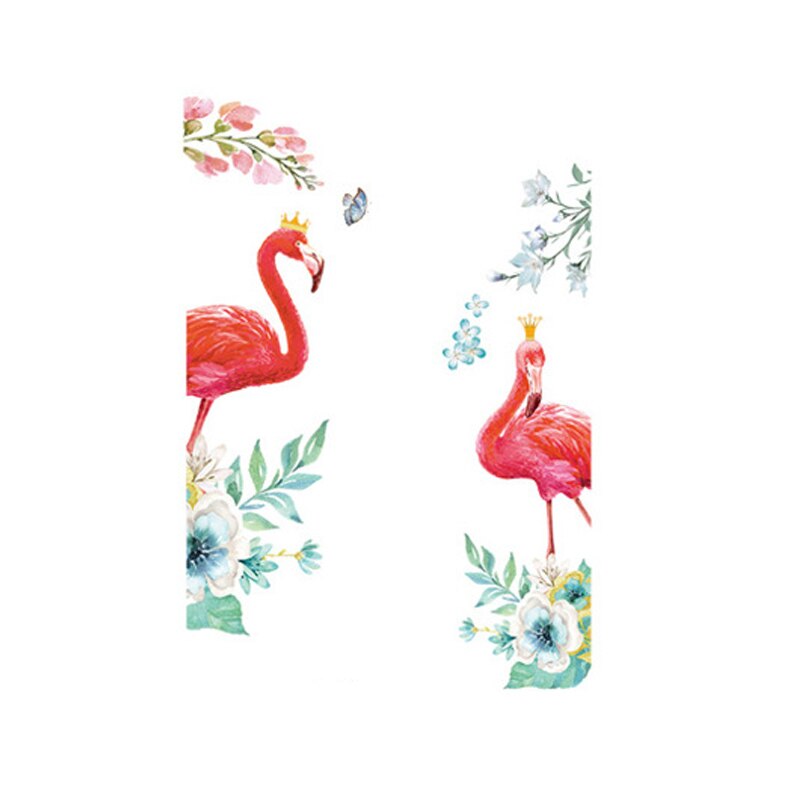 Winhappyhome Wall Stickers Blue Flower With Gold Color Sticker For Bedroom Living Room Kids Room Decoration Home Decor Decal #2