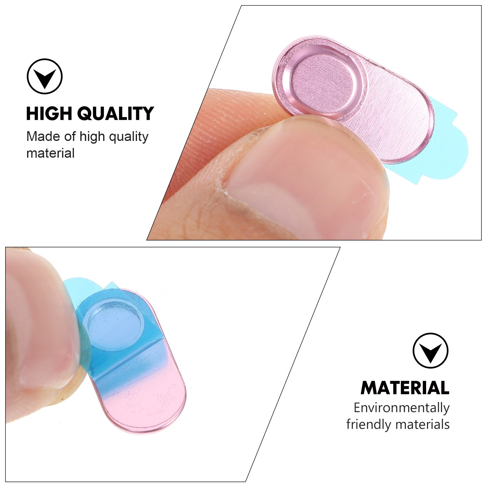 3Pcs Eenvoudige Stijl Camera Slide Cover Duurzaam Privacy Protector Webcam Cover