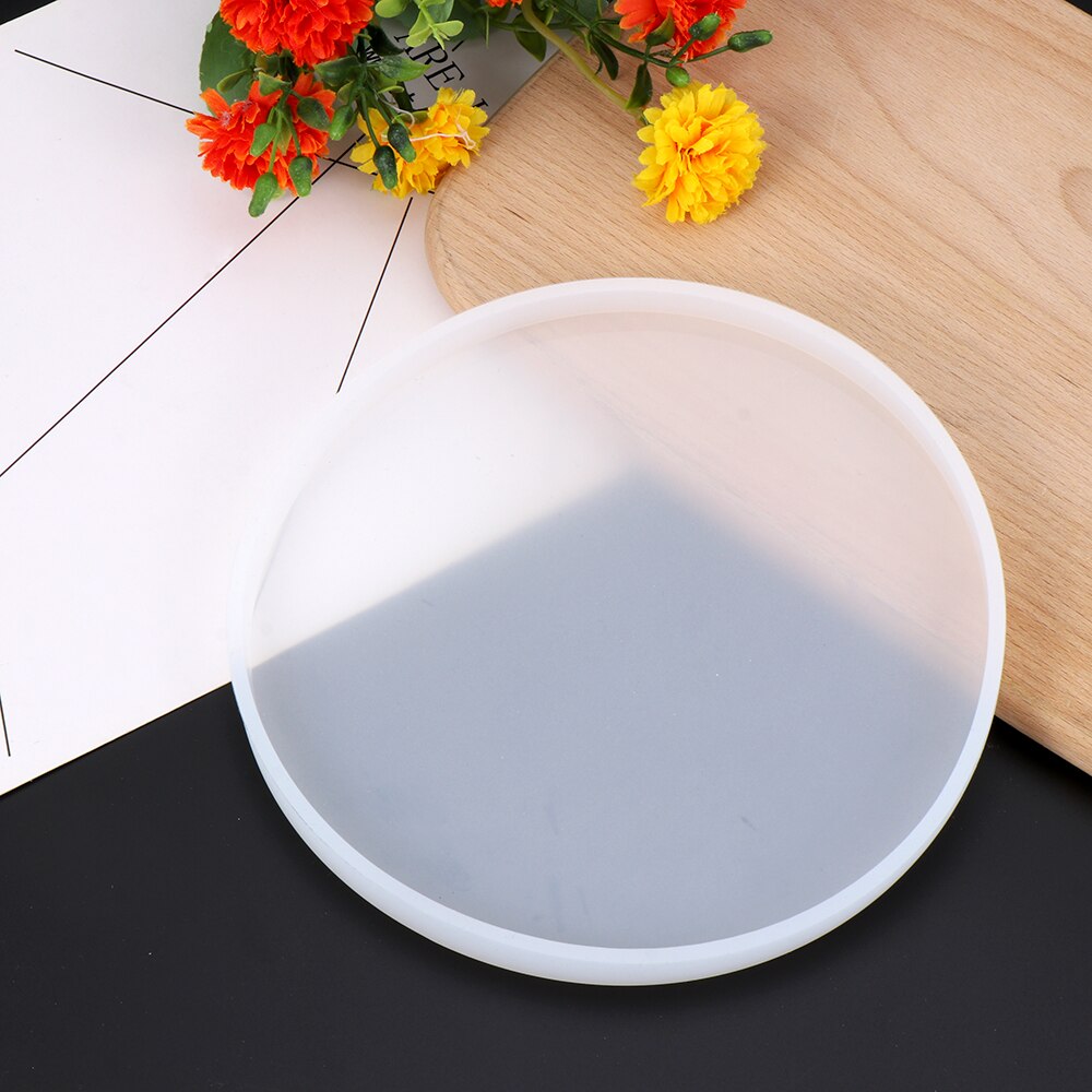 Transparent Fluid Arts Round Petri Dish Silicone Mold Round Coaster Epoxy Resin Art Supplies Make Your Own Coaster Resin Molds