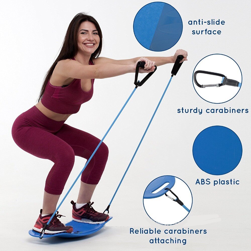Abs Draaien Fitness Balance Board Eenvoudige Core Workout Yoga Twister Training Abdominale Benen Spieren Balans Pad Prancha Fitness