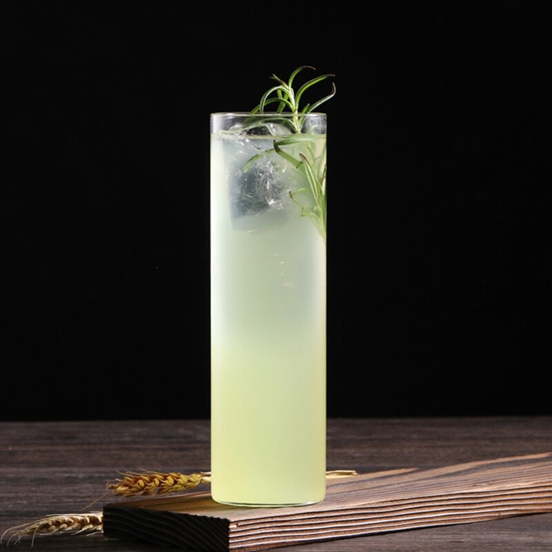 Long Straight Colin Cocktail Glass Highball Long Island Iced Tea Drink Cold Drink Juice Glasses Home Office Water Cup