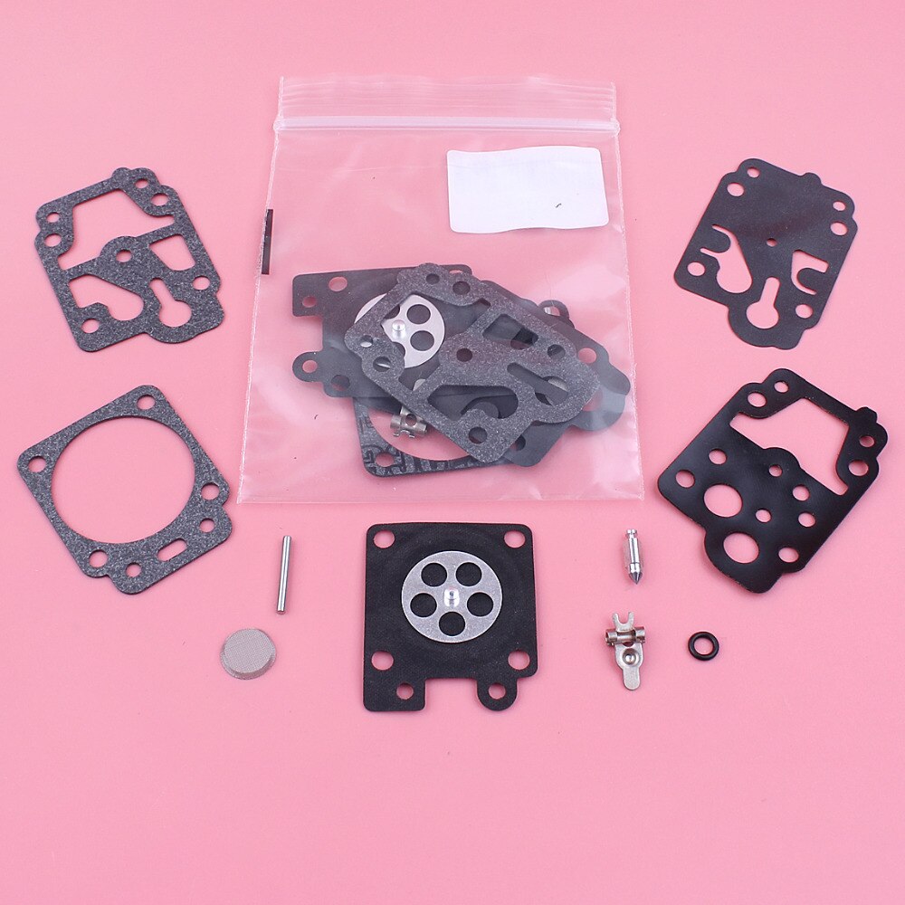 2pcs/lot Carburetor Rebuild Repair Kit For Walbro K10-WYC WYC Carb Trimmer Blower Spare Part