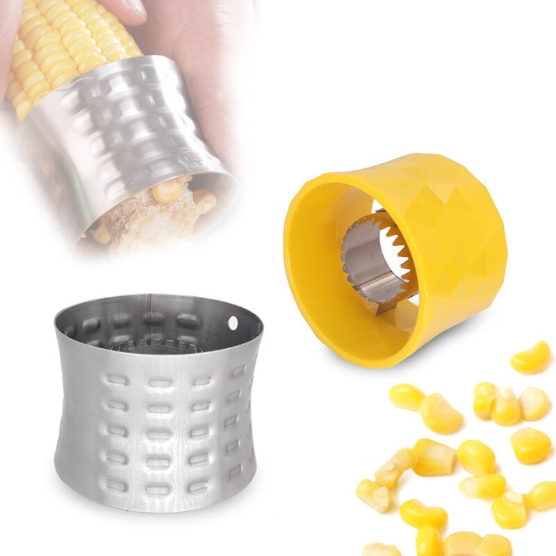 Manual Corn Shaver Threshing Corn Stripper Peeler Home Vegetable Tools Corn Stripper Corn Cob Remover Corn Splitter Corn Slicer