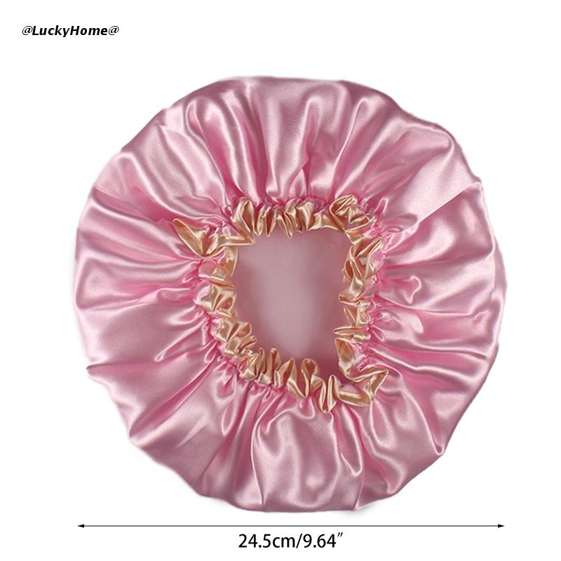 Bonnet de bain épais Double couche, imperméable, pour femmes, accessoires de salle de bain, pour voyage, Spa, hôtel, maison