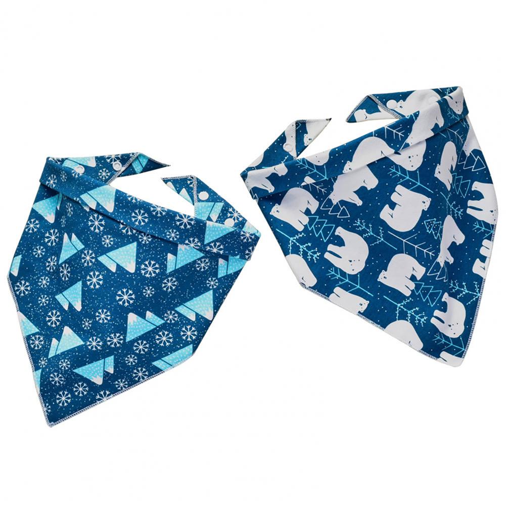 2 pçs bebê babadores padrão dos desenhos animados triângulo ajustável bandana babando babadores para crianças meninos meninas avental de alimentação bandana babadores