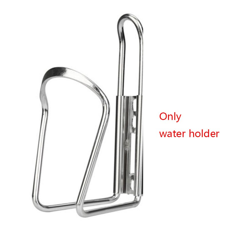 Porte-bouteille de vélo classique en alliage d&#39;aluminium, accessoires solides pour Cage à eau de vélo de montagne: Silver