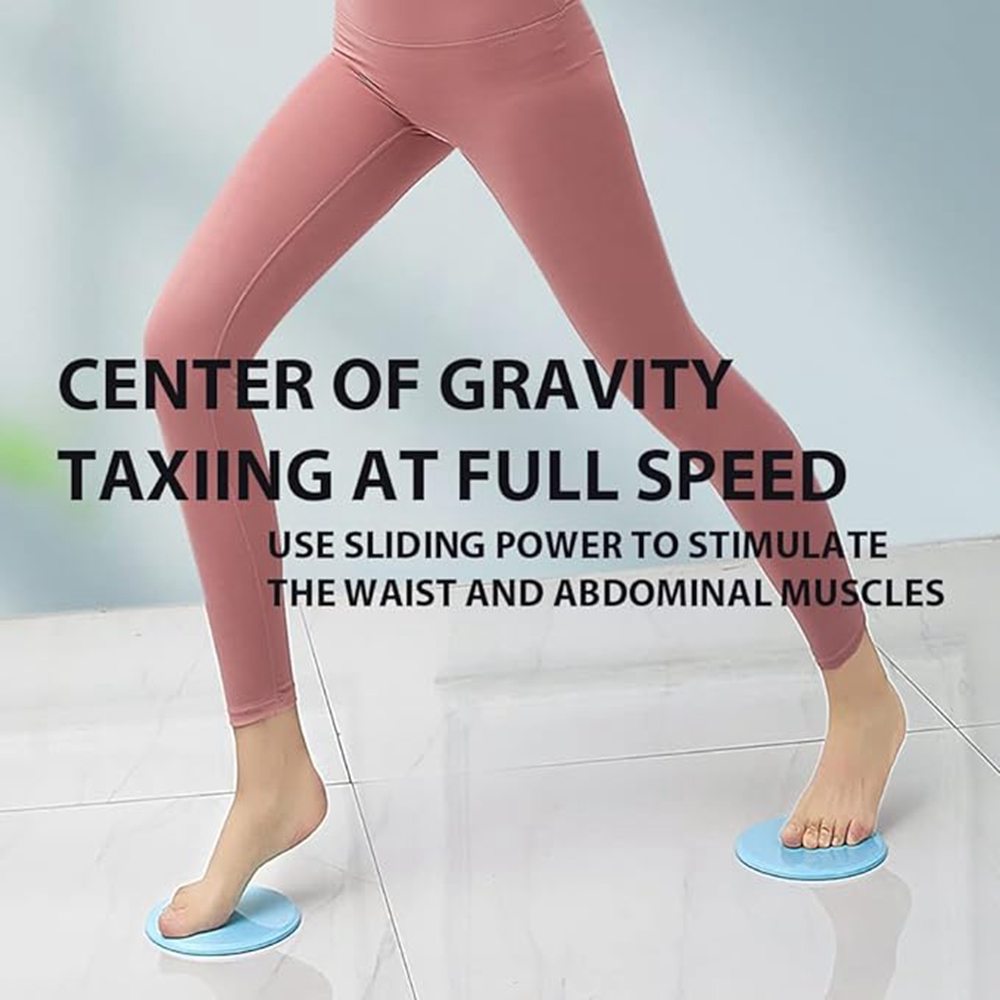 Par de deslizadores de núcleo para Fitness, placa deslizante para ejercicio Abdominal, Pilates, Yoga, gimnasio, discos deslizantes, equipo de entrenamiento muscular corporal