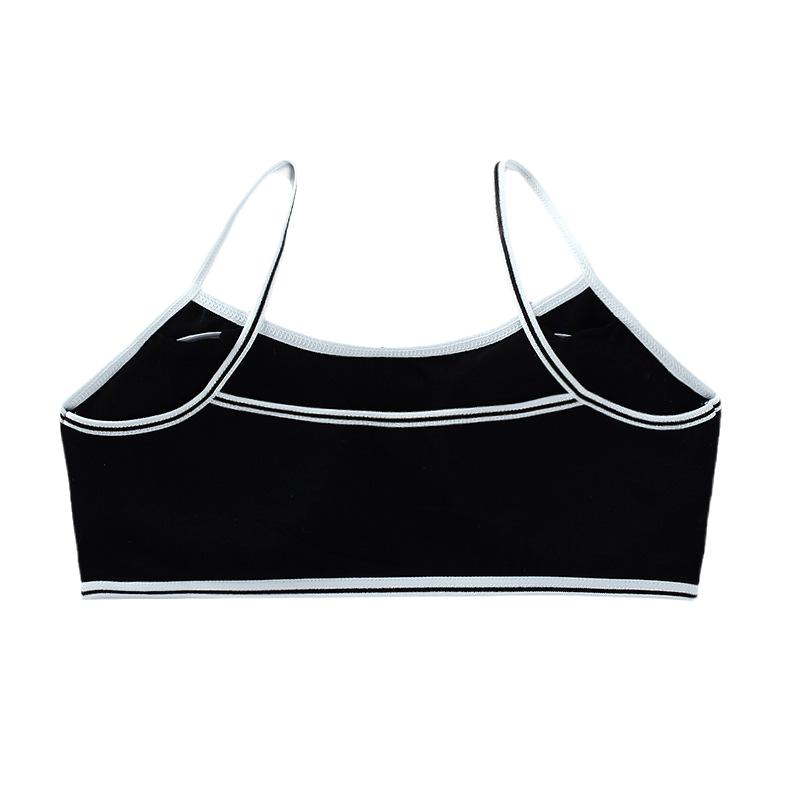 3 Stks/partij Meisjes Ondergoed Teens Mode Katoen Tops Vest Zacht Ademend Puberteit Gym Sport Jong Training Beha For8-16Years Oude