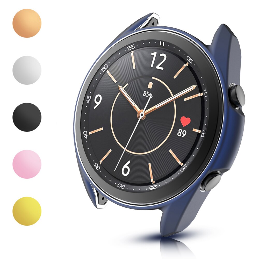 Coque de protection TPU souple et mate pour Samsung Galaxy Watch 3, 45mm, 41mm, cadre léger et fin, antichoc givré