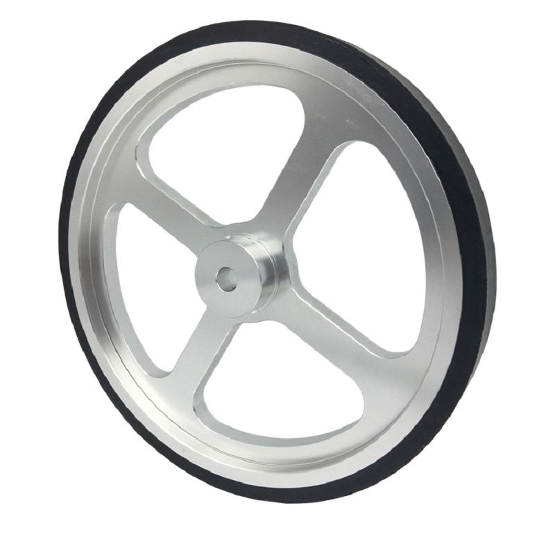 Encoder Meter Wheel Synchronous Wheel Length Measuring Rubber Wheel Circumference 500mm Hole 6 8 10 12mm