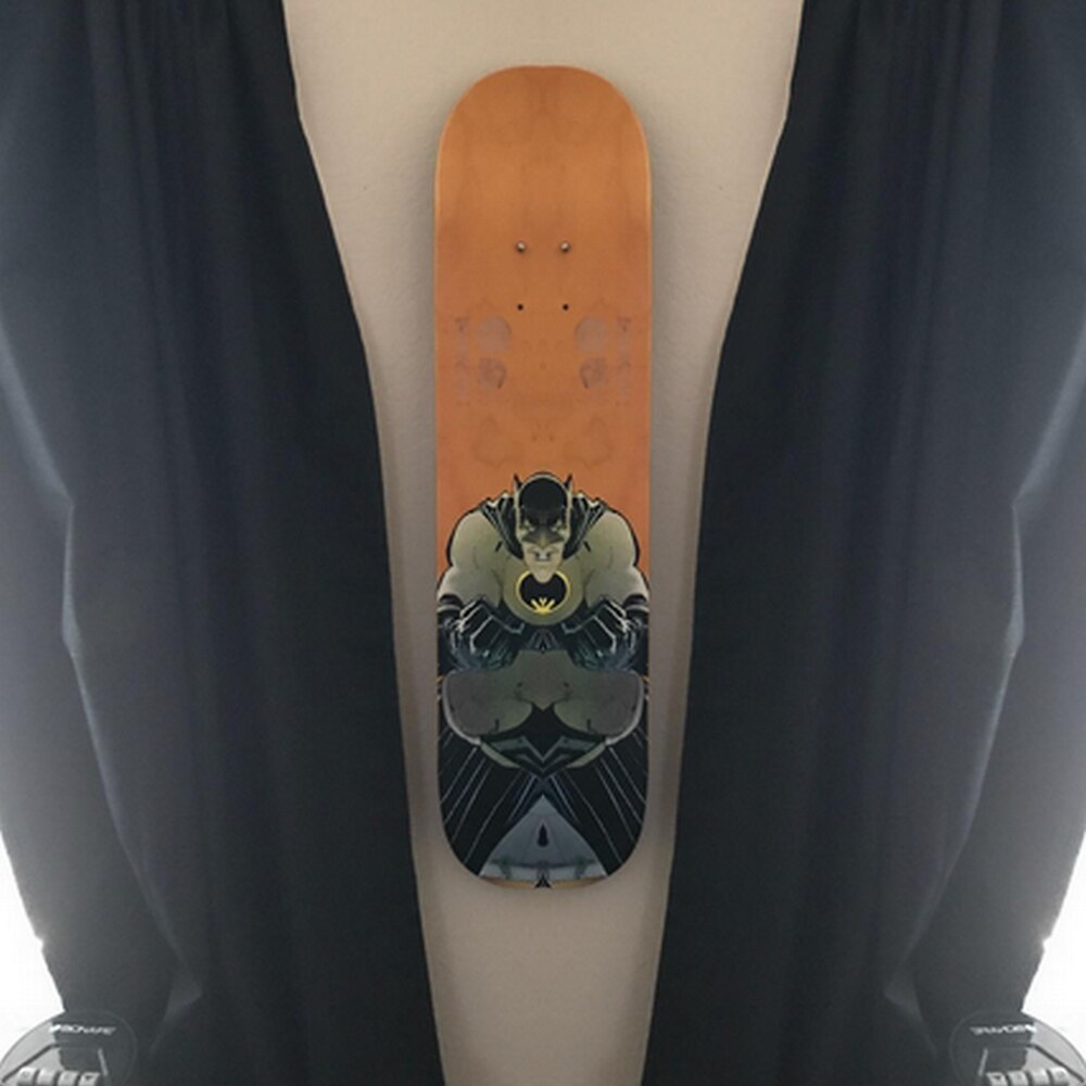 2Pcs/Lot Invisible Floating Skate Deck Holder Rack, Hanger Skateboard Aluminium Alloy Wall Mount