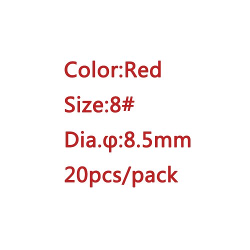 1pack EPS Hard Foam Fishing Float Diameter 6.5mm-27mm Bobber Buoyancy Ball Float Fish Float Outdoor Floating Fishing Tackle: Red-8.5mm-20pcs
