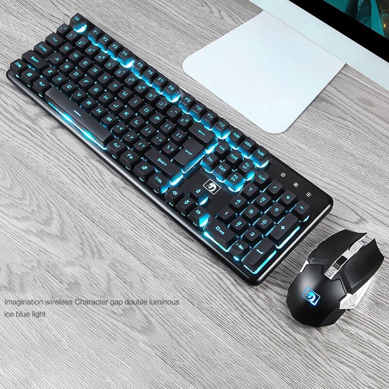 Wireless Gaming Keyboard and Mouse Combination Rec... – Grandado