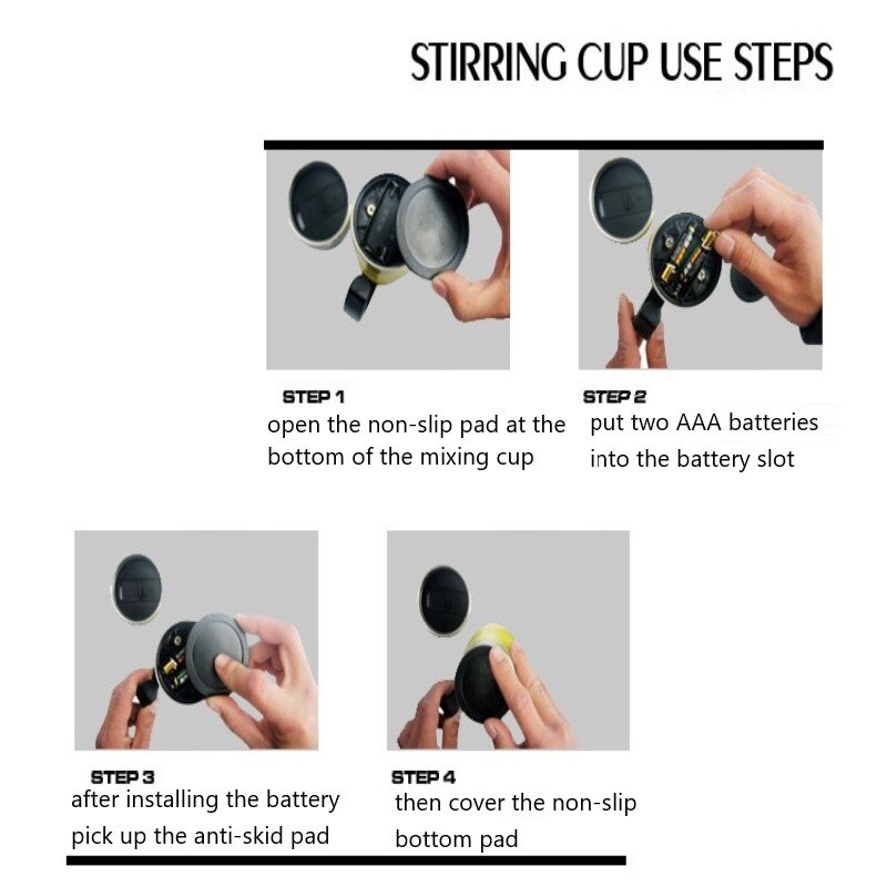 Magnetic Mixing Cup Electric Mixer Cup Automatic Coffee Mixing Cup Lazy Magnetic Automatic Stirring Kitchen Bar