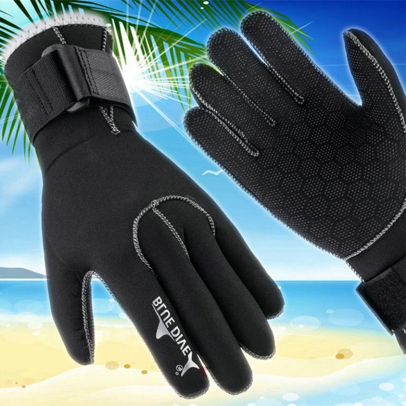 Mannen Neopreen Onderwater Sport Handschoenen Non-slipDiving Handschoenen Voor Winter Warm Zwemmen Snorkelen Apparatuur Wetsuit Zwemmen Handschoenen