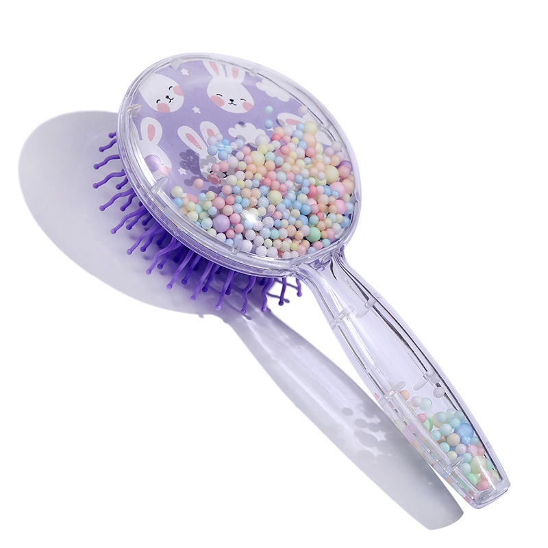 Baby Meisje Haar Borstel Anti-Statische Massage Kammen Cartoon Prinses Haar Kinderen Borstel Mooie Baby Meisje Care Haar Kam haar Accessoires: S4