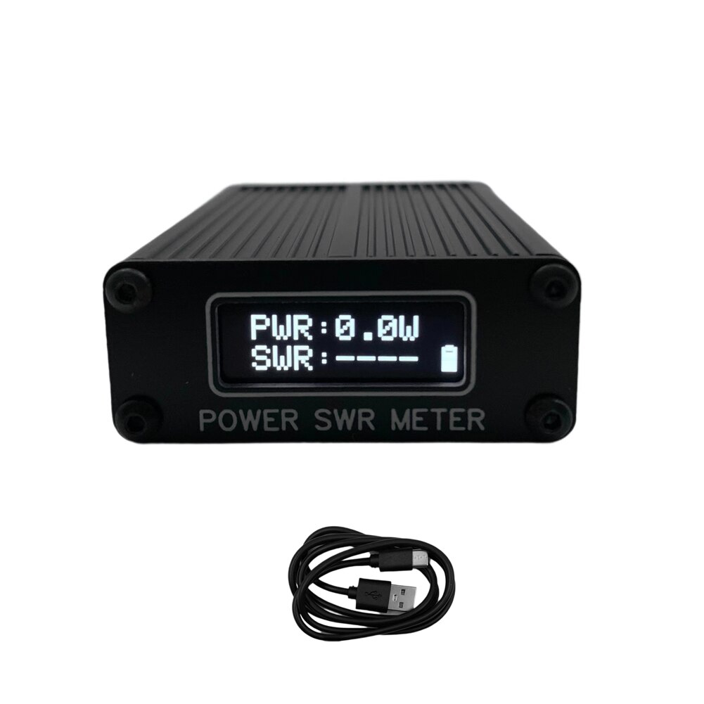 SWR Shortwave Standing Waves Meter 1.6MHz-30MHz 0.1W-11W QRP MINI SWR Shortwave Power Meter USB Firmware Upgrade
