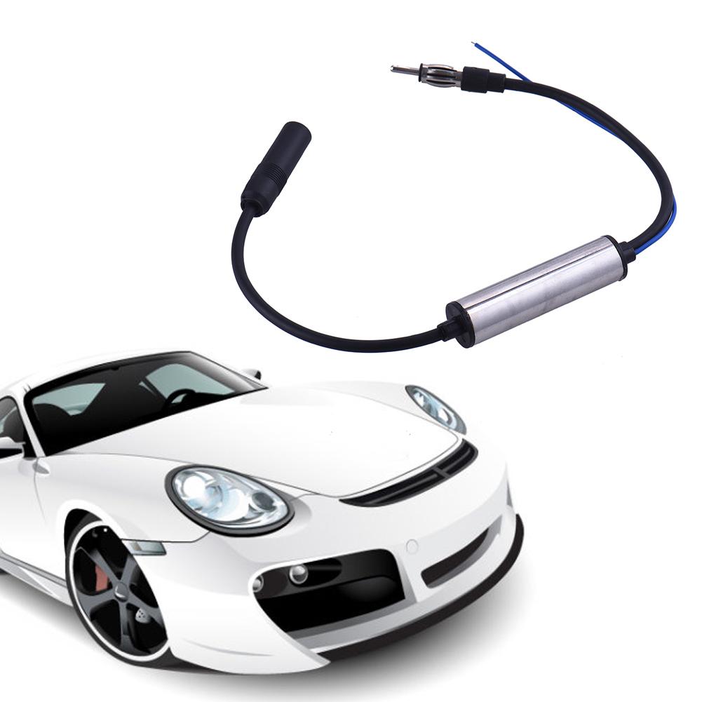 Car Radio Antenna Amplifier Car Audio FM Signal Amplifier Signal Booster 12V Car Automobile Radio Signal Amplifier Newest