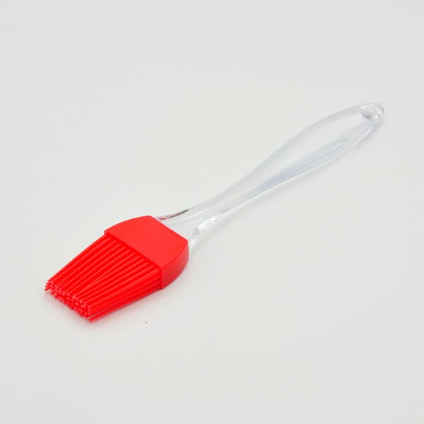 Multifunctionele siliconen bakkwast bak bbq barbecue bestrijken olie kwasten taart accessoires: Rood