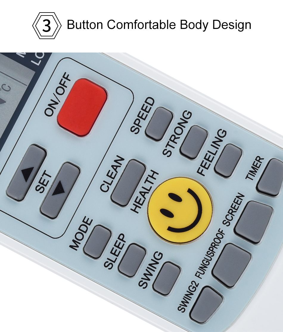 YKR-H/209E Air Conditioner Remote Control for AUX Air Conditioner (YKR-H/209E)