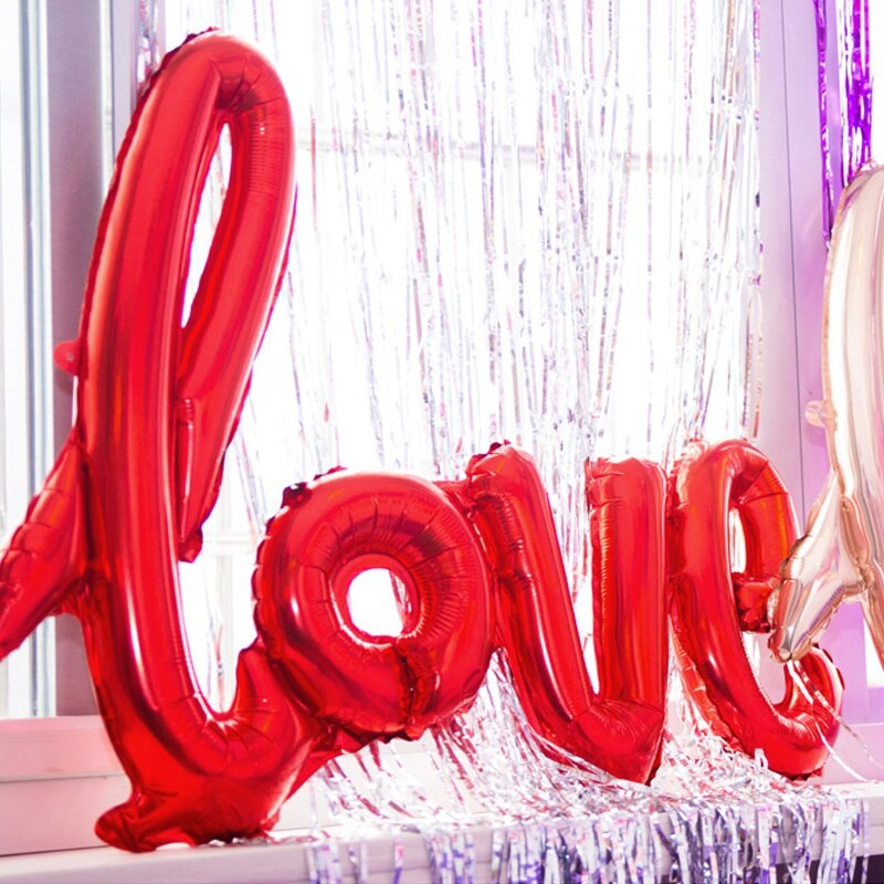 DIY Celebration Decor Letters Birthday Wedding Party 30\ 40\ LOVE Foil Balloons