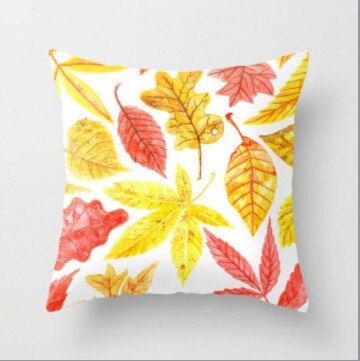Bloemen planten serie decoratieve kussenhoes kussen kussensloop polyester 45*45 sierkussen woondecoratie kussensloop: Drd 93-14